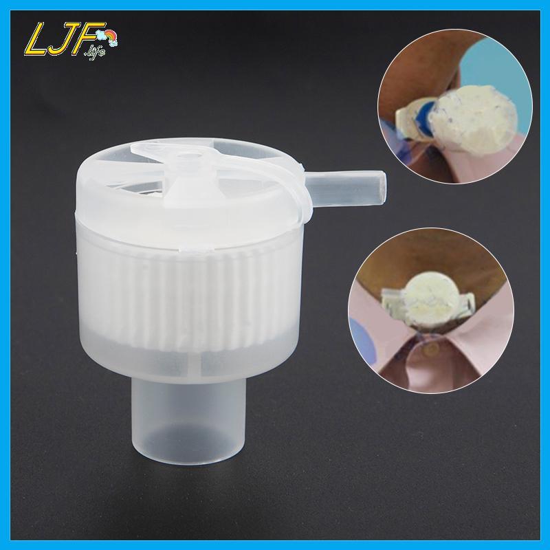 LJF Medical Disposable Heat Moisture Exchanges Trach Vent HME Filter