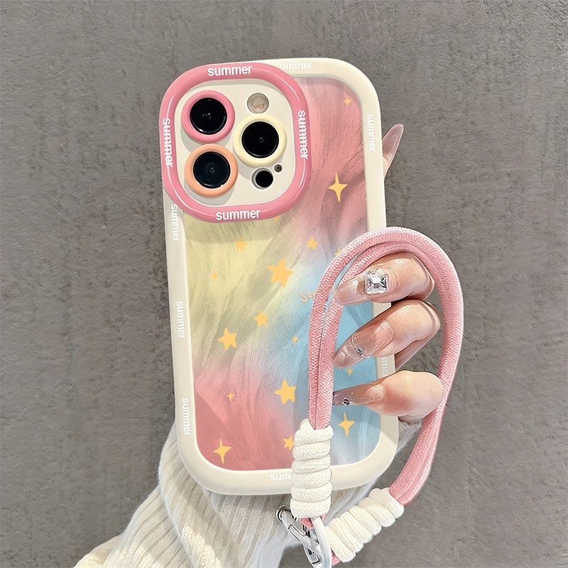 Case+สร้อยข้อมือRealme C63 C61 C53 C51 C51S C35 C33 C30 C30S C21Y C25Y C21 C20 C20A Narzo 60 50 50i 
