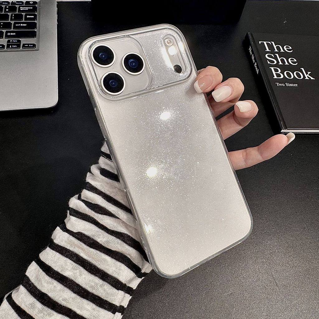 เหมาะสําหรับ Apple 17promax เคสโทรศัพท์ใหม่ iphone16pro Glitter 78plus High-End Simple 15 รวมทุกอย่า