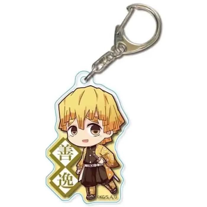 Gantungan Kunci Akrilk อะนิเมะ Tanjiro Nezuko Zenitsu Mitsuri Obanai Kocho Demon Slayer