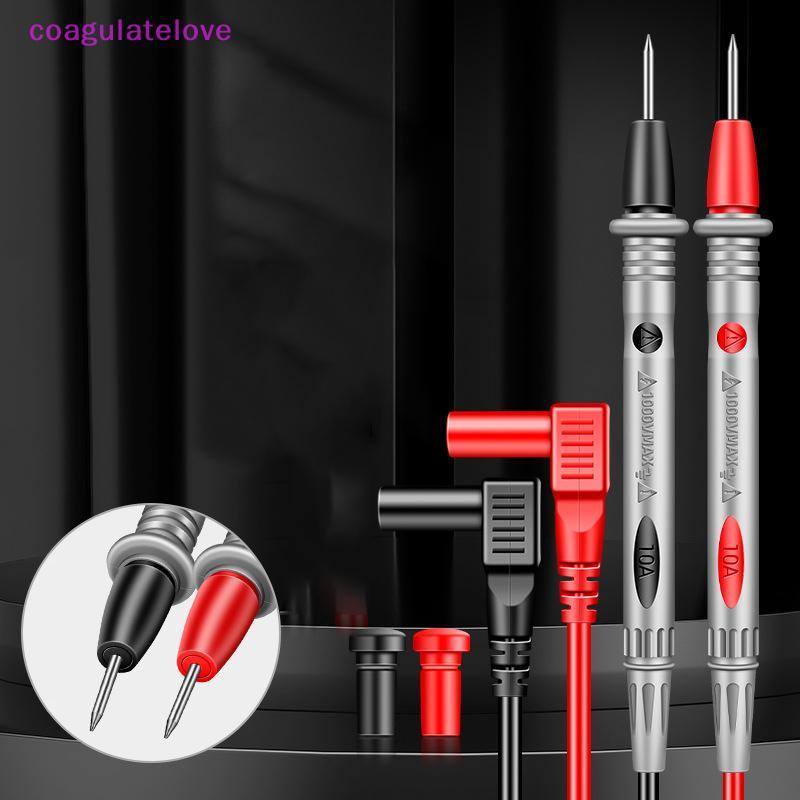 Coagulatelove คุณภาพสูง Universal Multimeter Test Leads Probe สายทดสอบสายตะกั่ว Probe ปากกาลวดมัลติม