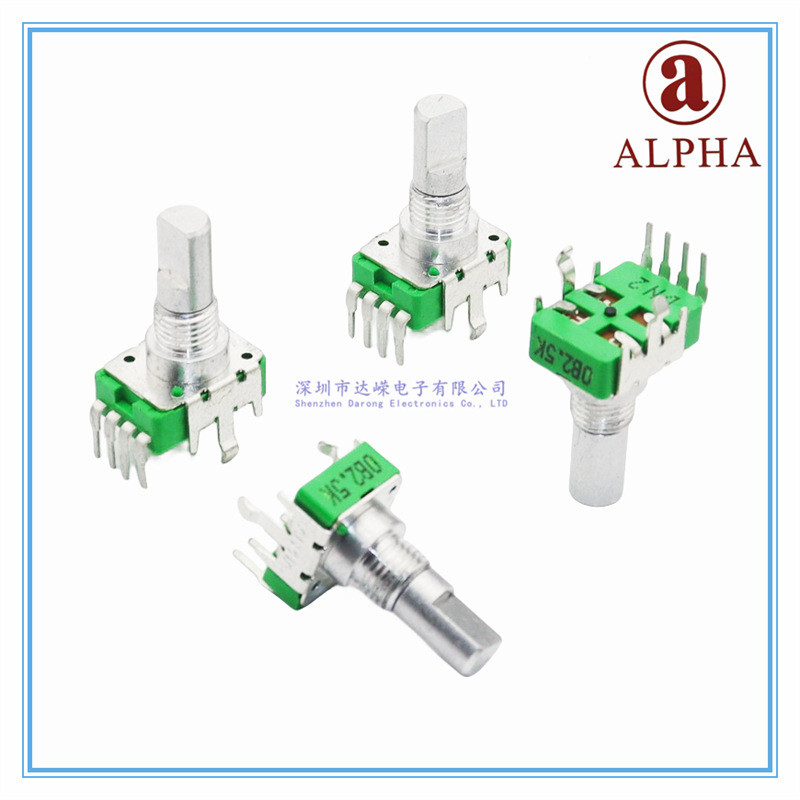 ไต้หวัน ALPHA BOSS GT10 อุปกรณ์เอฟเฟกต์ระดับเสียง 0B2.5k Potentiometer 4 พินแนวตั้งประเภท 360 องศาหม