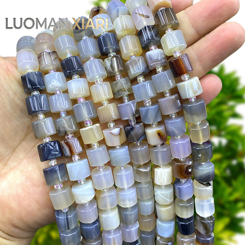 8x11 มม.ไม่สม่ําเสมอแร่ดิบดอกไม้สีดํา Agate หินธรรมชาติหลวม Spacer ลูกปัดสําหรับเครื่องประดับทํา Diy สร้อยข้อมือ Charms อุปกรณ์เสริม