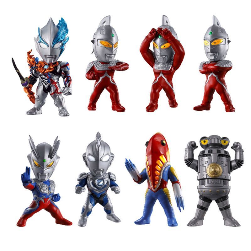 Bandai อาหารของเล่นกล่องไข่ Ultraman CONVERGE MOTION8 Bryze Sero Serwen Gazeta ของขวัญวันเกิด