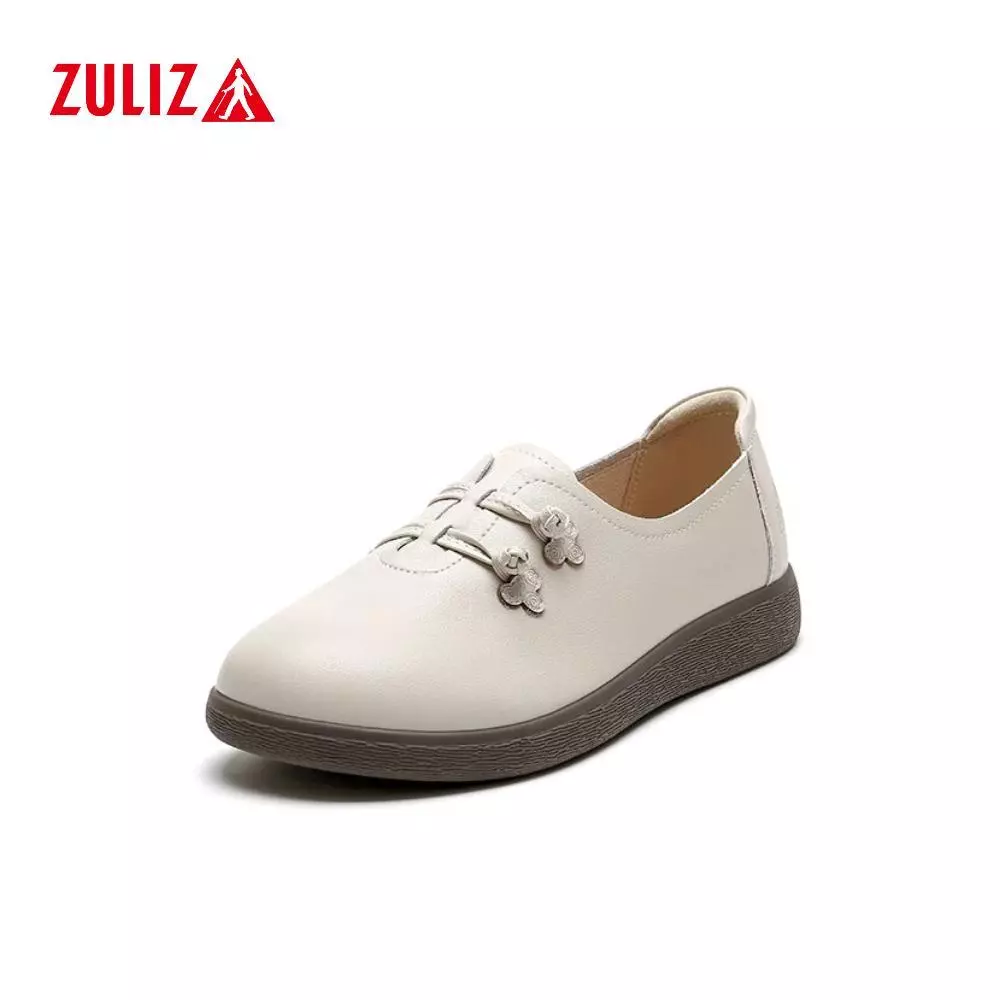 ZULIZ รุ่น 25328042D รองเท้าผู้หญิง สวมใส่ง่าย สบาย พื้นเรียบ ดีต่อสุขภาพ