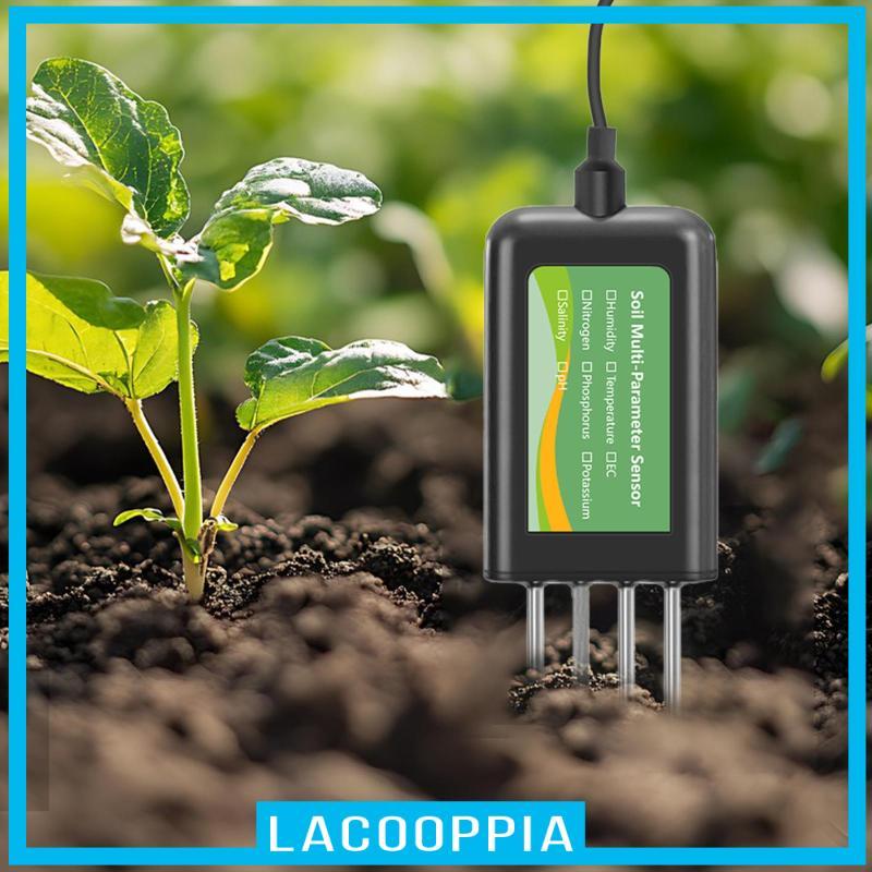 [Lacooppia] 8 in 1 Tester Water PH Analyzer Gauge EC Meter PH Tester Npk สําหรับลานในร่มกลางแจ้งฟาร์