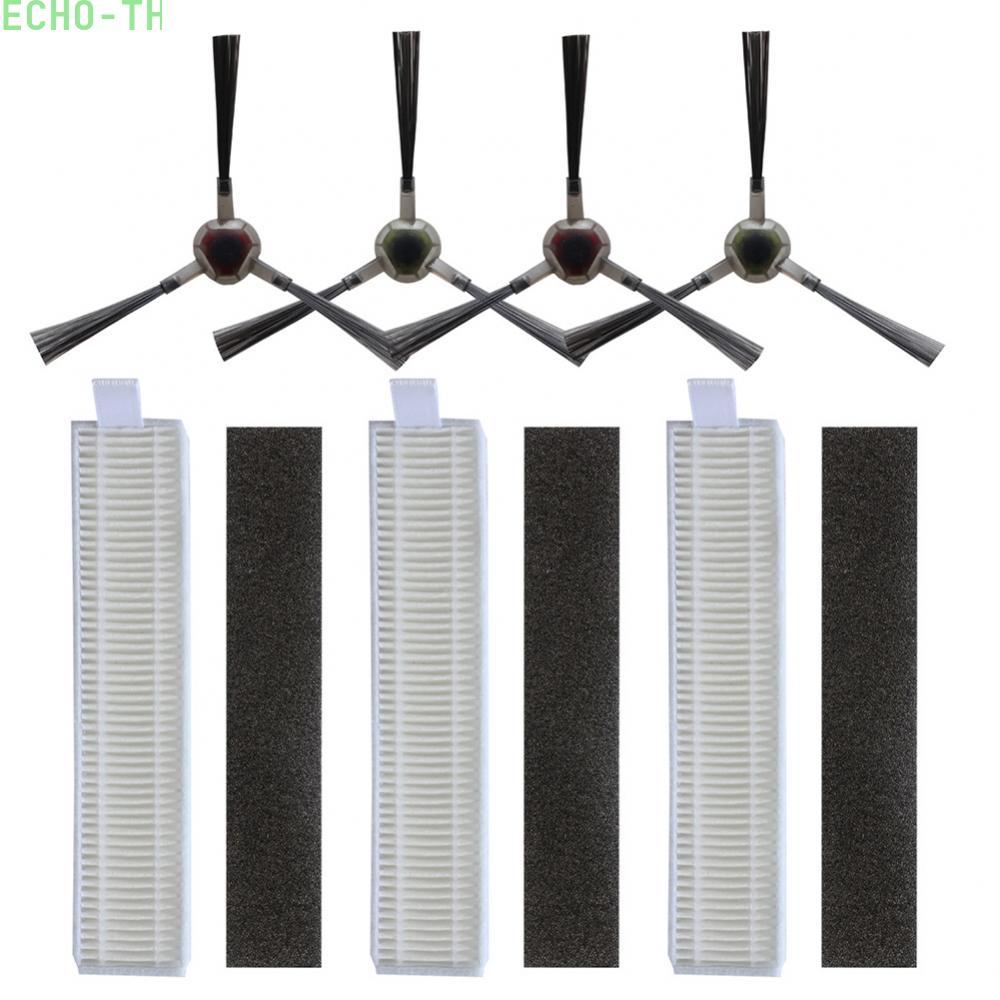 【ECHO】Efficient Dust Filtering Side Brushes Set for Ecovacs OZMO Slim 11 For DEEBOT U3【Echo-baby】