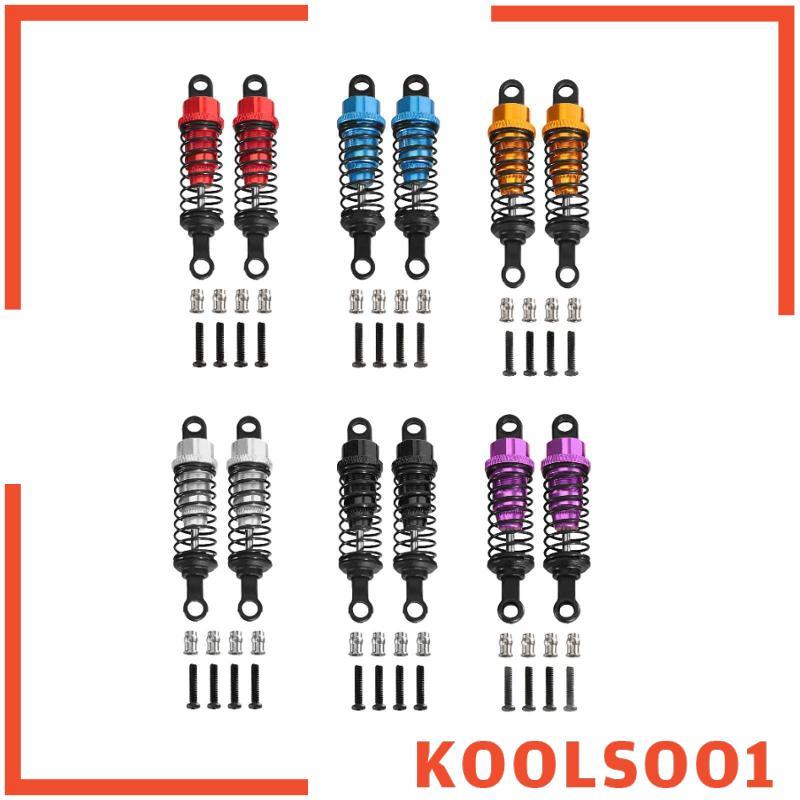 [Koolsoo1] 4 ชิ้น RC โช้คอัพรถยนต์ 55 มม.อะไหล่โลหะเปลี่ยน RC Shocks Dampers ชุด 1/12 1/16 สําหรับ D