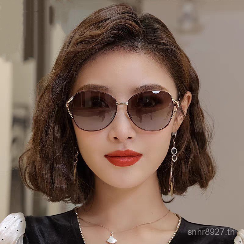 แฟชั่นฤดูร้อน แว่นตากันแดดสไตล์ใหม่ U7Q Polarized Big Face ป้องกันรังสียูวีสำหรับผู้หญิง