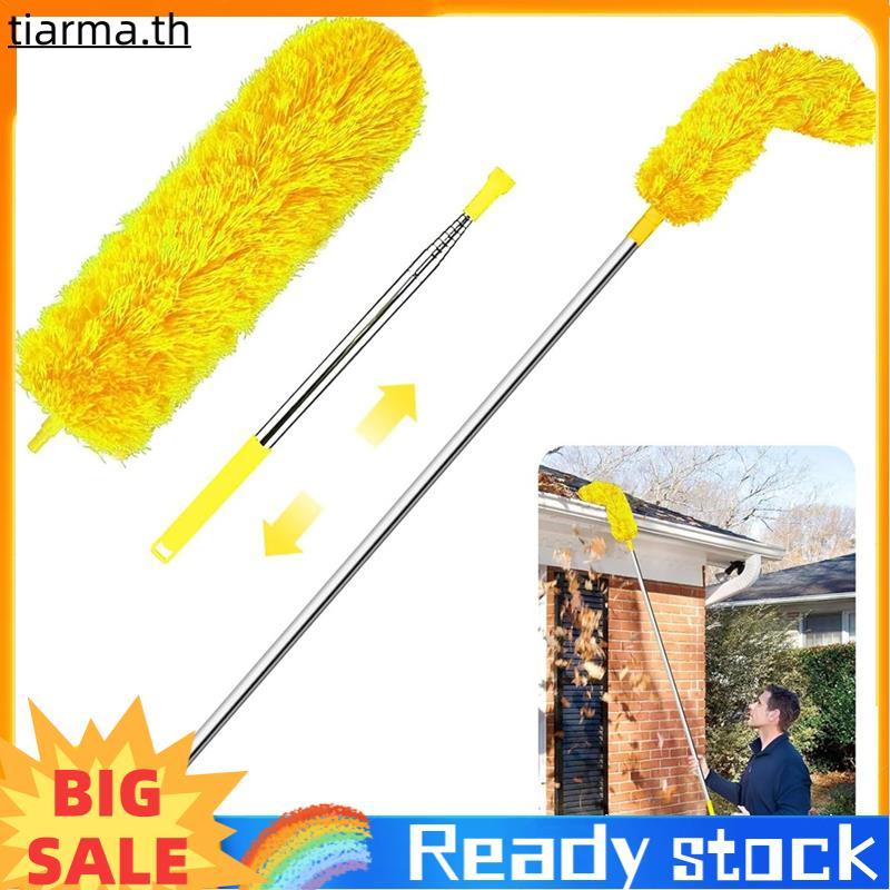 TIARMA Gutter เครื่องมือทําความสะอาดจากพื้นดินปรับ Gutter ทําความสะอาดเครื่องมือง่ายลบใบและเศษภายใต้