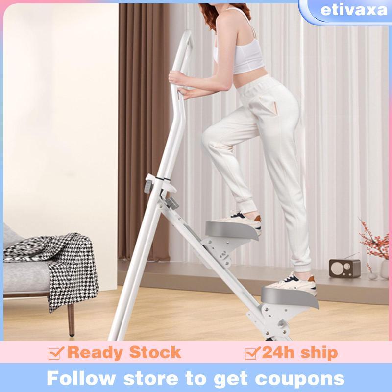 [Etivaxa] เครื่องปีนเขา Stepper สำหรับการออกกำลังกาย cardio ใช้ในหอพักหรือห้องนั่งเล่น