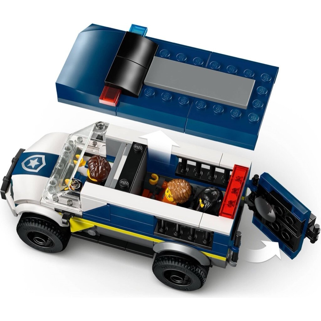 เลโก้ LEGO City 60479 Police Prisoner Transport Van ราคา ถูกที่สุด ดีลบีเคเค แกลเลอรีภาพที่ 8
