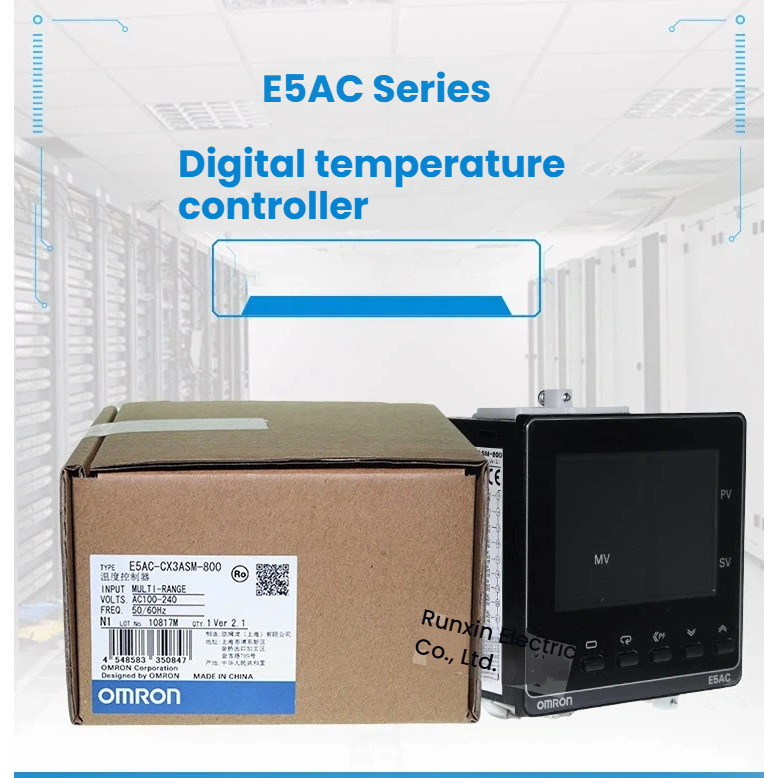 Omron ต้นฉบับใหม่เอี่ยม E5AC-RX3ASM-800/QX3ASM-800/CX/804/RX3ASM-808