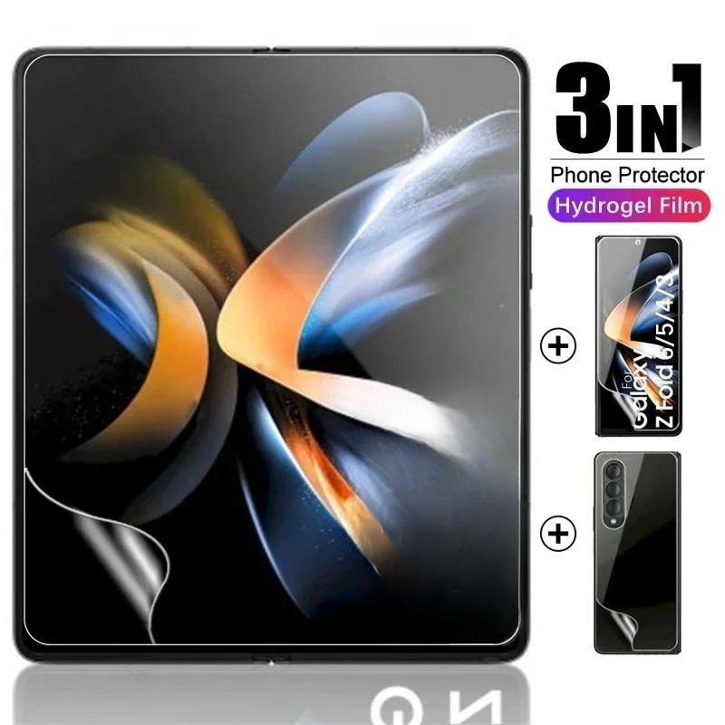 1-2 ชิ้น 999D ด้านหน้าด้านหลัง HD โปร่งใส Soft Hydrogel ฟิล์มสําหรับ Honor Magic V V2 Vs V3 V5 Vs2 V