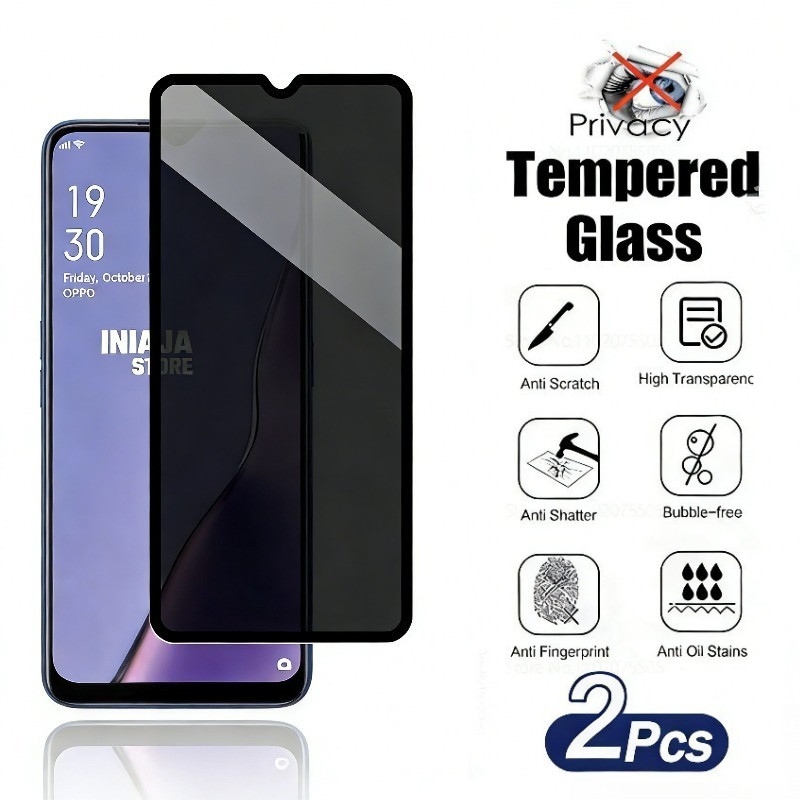 1-2 ชิ้น Anti Spy ความเป็นส่วนตัวกระจกนิรภัยฟิล์มสําหรับ Vivo V2139 V2135 V2134 V2133A V2130A V2129 