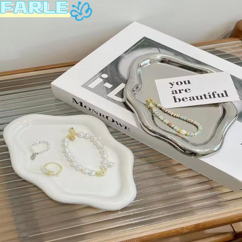 ถาดเครื่องประดับ FARL, แผ่นเก็บของรูปก้อนเมฆพลาสติก, แผ่นแสดงเครื่องประดับขนาดเล็กที่สร้างสรรค์นาฬิกา/กุญแจ พื้นที่จัดเก็บ