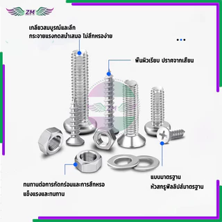 สกรูชุดใหญ่ ชุดสกรูสแตนเลสขนาด ดีไซน์พกพาสะดวก ใช้งานได้หลากหลาย เหมาะสำหรับงานซ่อมแซมและบำรุงรักษาทุกขนาด