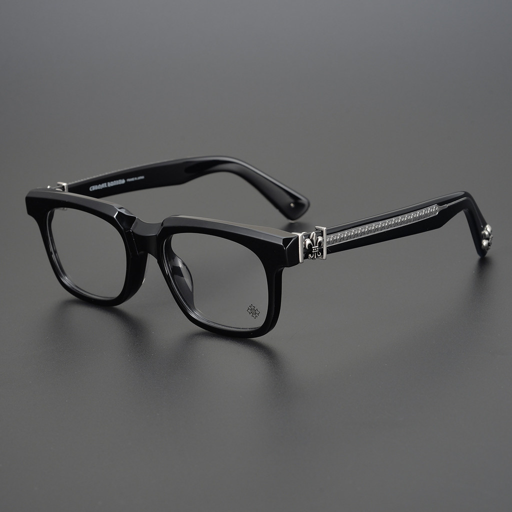 THU3 Chrome Hearts Limited Edition Classic  Mirror Arm Carving BOXLUNCH-A Eyeglass Frames for Men an