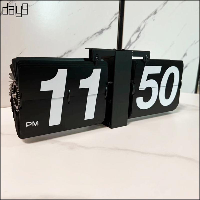Dal Flip นาฬิกาตั้งโต๊ะ Powered Decor สําหรับ Home Office School Hotel Coffee Shop