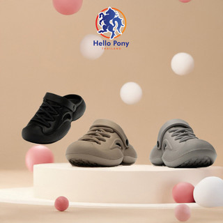 Hello Pony MHM4014 รองเท้าแตะแฟชั่น รองเท้าแตะลำลอง เสริมส้น กันลื่น แฟชั่น พื้นนิ่ม วัสดุ EVA UNISEX