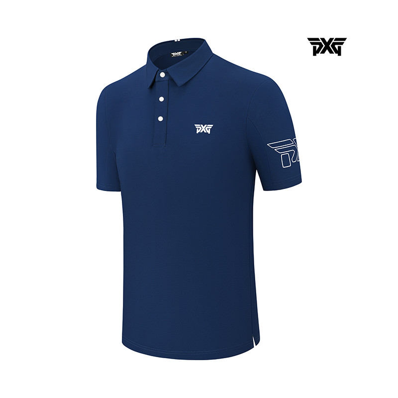 แขนสั้น Pxg Golf เสื้อยืดสบายฤดูร้อนผู้ชายเสื้อโปโลเสื้อกอล์ฟแห้งเร็ว Jersey สําหรับผู้ชาย # P 2502