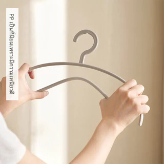 50PCS ไม้แขวน ไม้แขวนผ้า ราวหนีบผ้า ไม้แขวนสูท ไม้แขวนเสื้อกันลื่นไม่ทิ้งรอย แขวนเสื้อ ไม้ตากผ้า