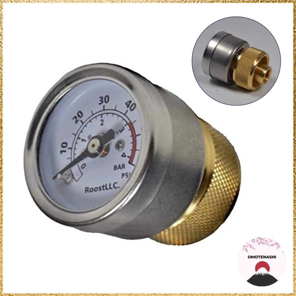 Roost Outdoors pressure gauge for Coleman, pressure meter, filler cap.
