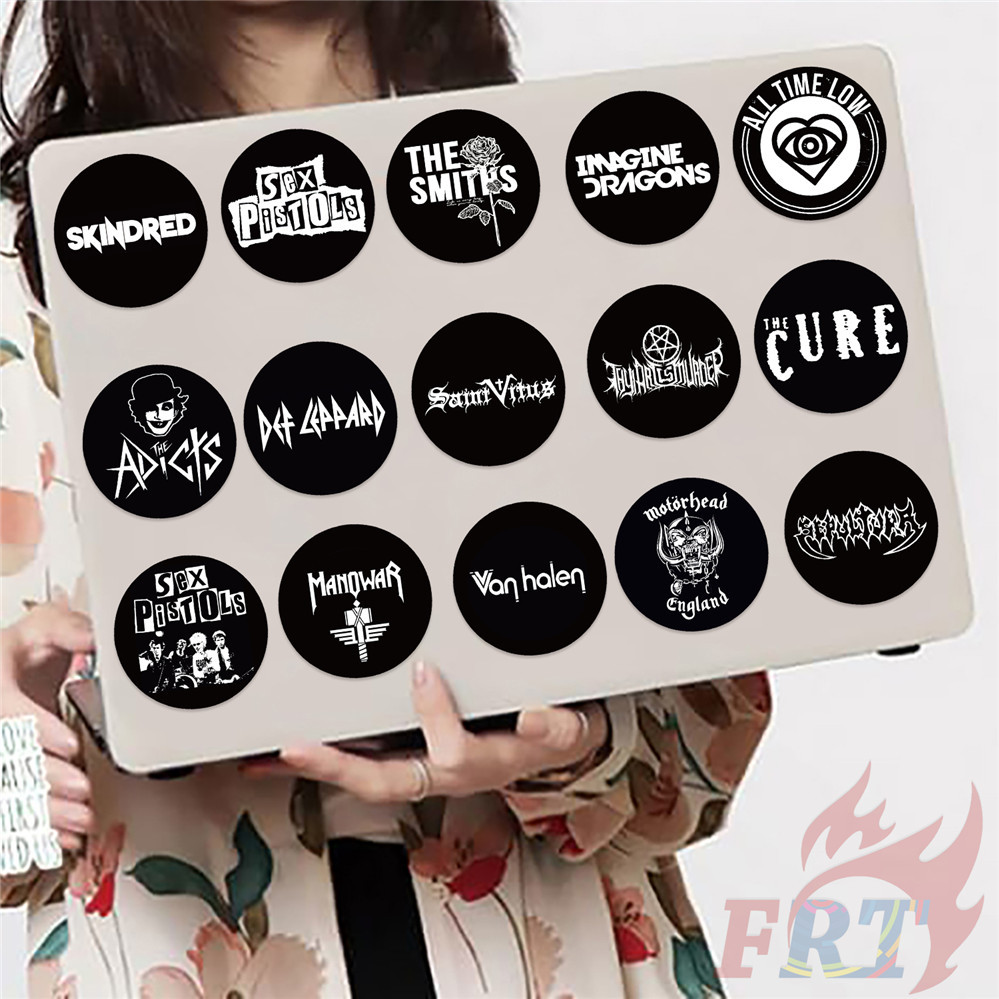 105ชิ้น/เซ็ต ❉ Rock Band Logo Series 01 สติ๊กเกอร์ PET สีดําและสีขาวคลาสสิก ❉ สติ๊กเกอร์สติ๊กเกอร์แฟชั่น DIY Doodle กันน้ํา ราคา ถูกที่สุด ดีลบีเคเค แกลเลอรีภาพที่ 9