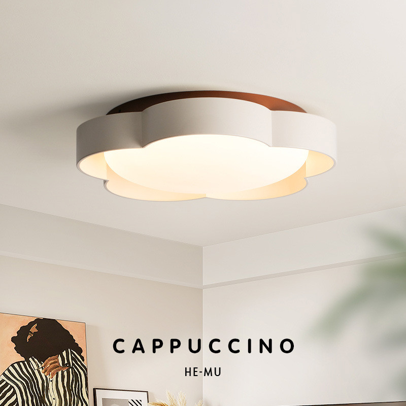 Flower Lamp Cream Style Bedroom Lamp Ceiling Lamp2024New Master Bedroom Lamp Children's Room Lamp Gi