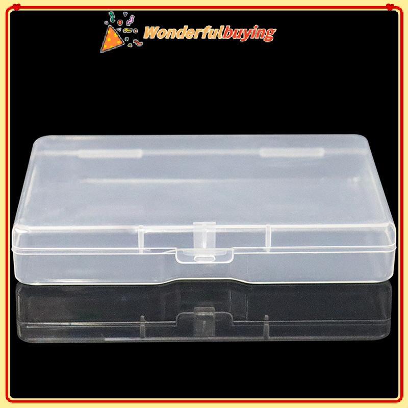 WBTH 10ชิ้นสี่เหลี่ยมโปร่งใสกล่องพลาสติกเครื่องประดับการ์ดเครื่องเขียนกล่องเก็บรายการขนาดเล็กกล่องเก็บ พระสาบาน - รูปที่ 5