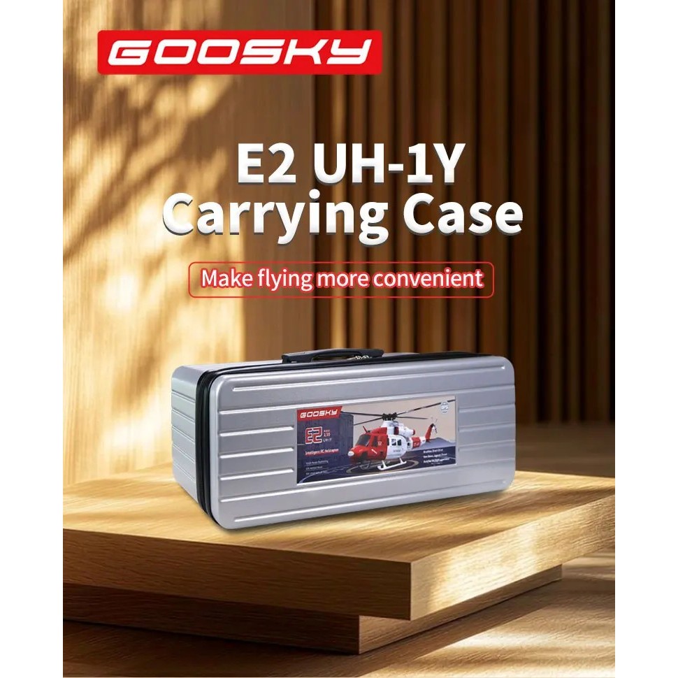 GOOSKY E2 UH-1Y RC เฮลิคอปเตอร์อะไหล่ Field Case Impact-Resistant ABS Portable Carry Case GT050070