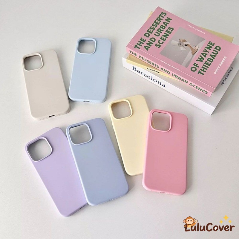 ครีมสีสันกรณีเคสโทรศัพท์สําหรับVivo V70 ELite V27 Pro X300 FE X300S X200 S50 Pro Mini Y500i T2 5G DopamineสีทึบFrostedปลอกเรียบง่ายสีเหลืองสีชมพูMatte Softปกหลัง
