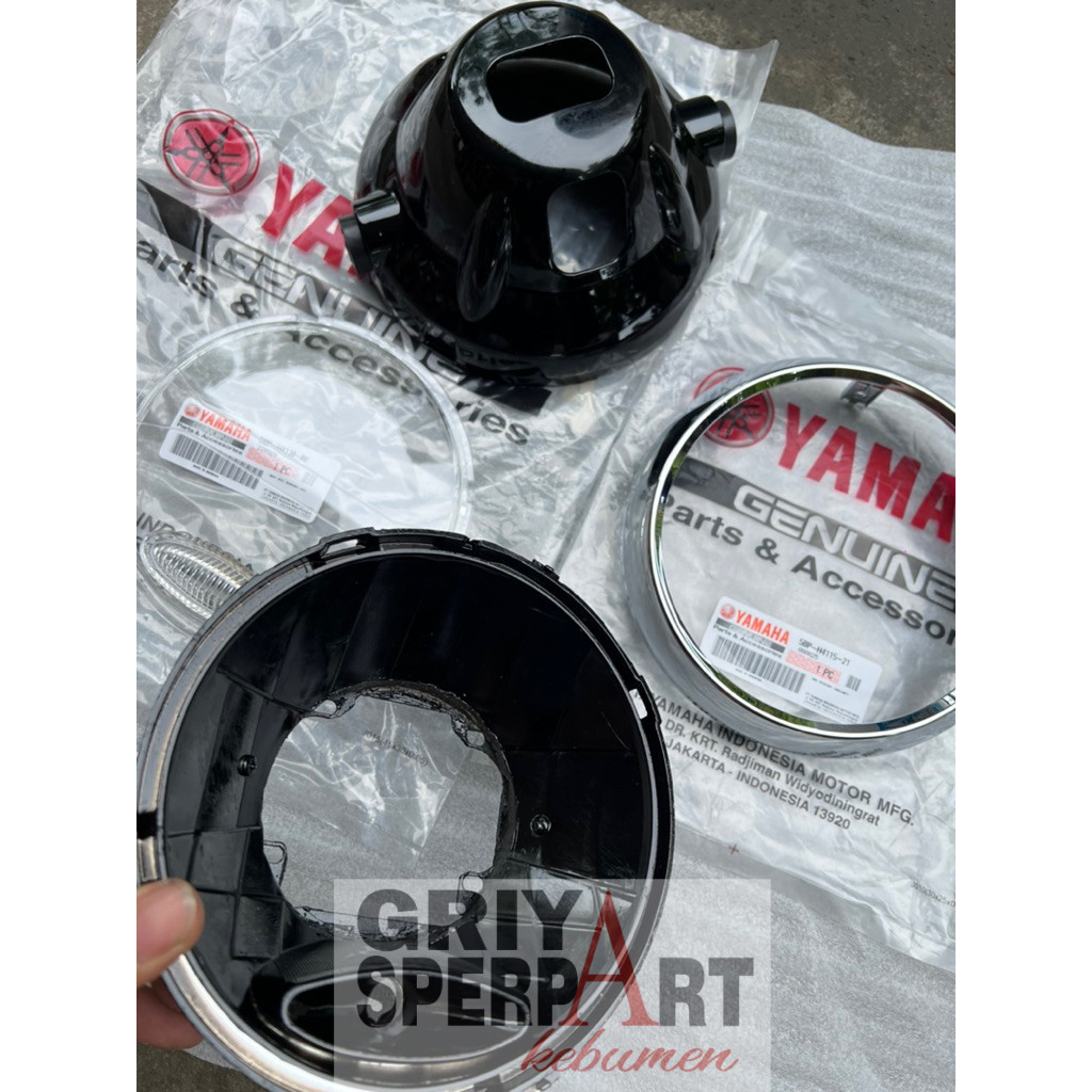 RETROFIT REPLLER RX KING NEW SILENCER 2008 ROUND VISION OLD ORIGINAL PNP BILED 2.5 IN ATES V2 CR7 GE