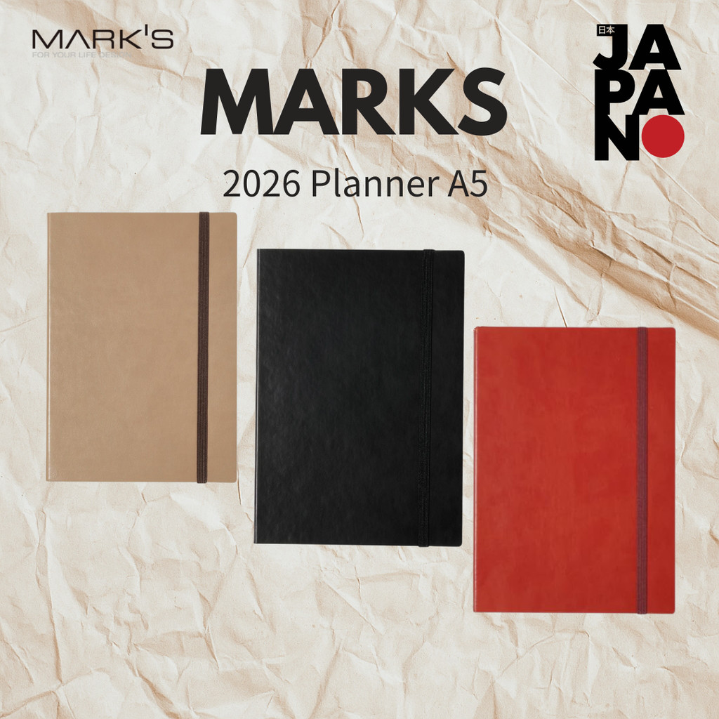 Direct Store Limited Planner 2026 Schedule Book January 1 Page A5 Size Suple Apricot Orange EDiT 26W