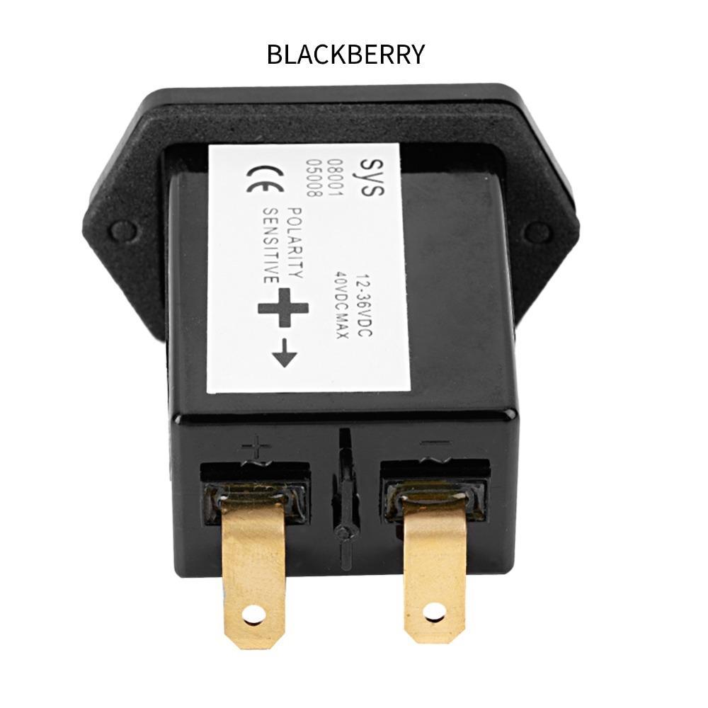 BLACKBERRY Hour Meter Timer, Timer DC Engine Hour Meter, Universal 12-36V Engine Hour Gauge เครื่องย