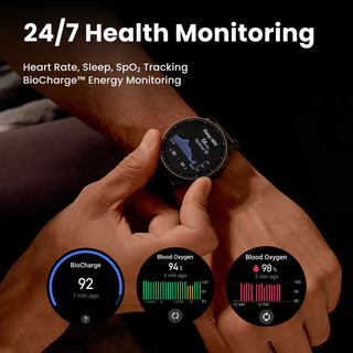 [8.15ฟรีของแถม+โค้ดลด65.-] Amazfit Active Max 1.5″ AMOLED 3000nits | แบต 25 วัน | GPS | 170+ โหมดกีฬา | กันน้ำ 5ATM