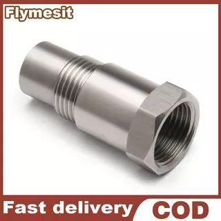 Flymesit Oxygen O2 Sensor Spacer อะแดปเตอร์ Bung Catalytic Converter Fix Che เครื่องยนต์ Light EN