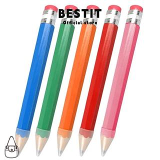 ดินสอยักษ์ไม้พร้อมยางลบของเล่นแปลกใหม่ Prop สําหรับจิตรกรศิล…