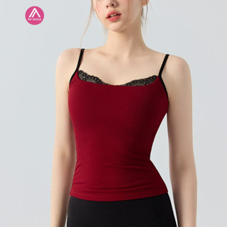 AirActive Sports Bra Lace Splicing Fix Chest Pad Pilates Yog…