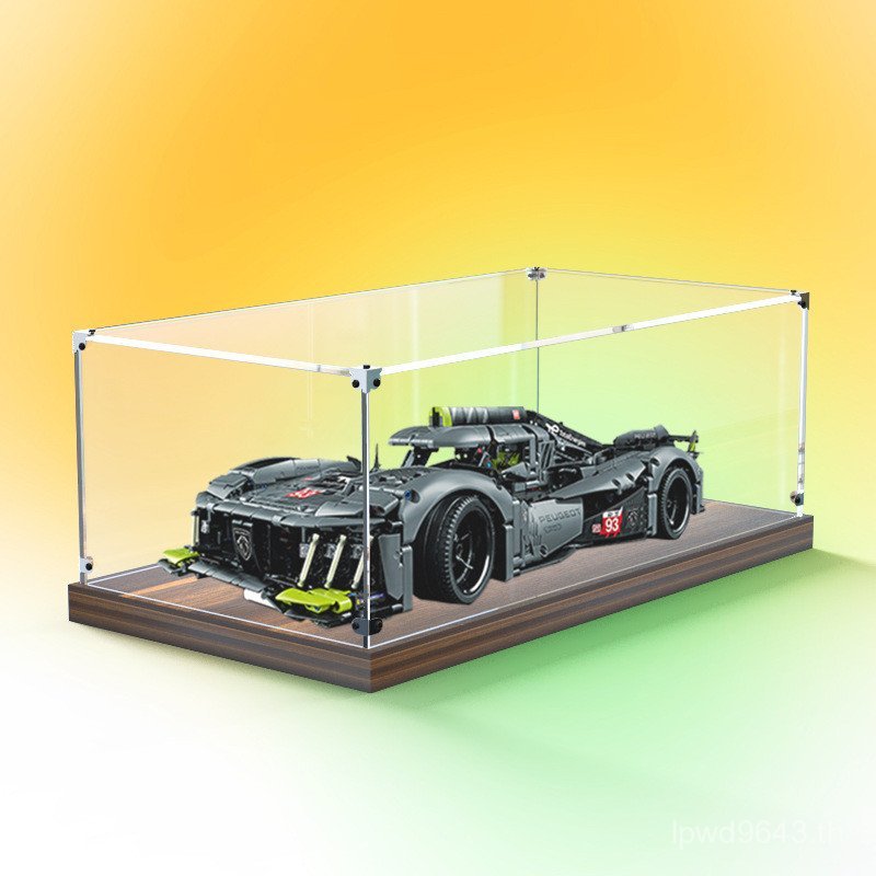 เหมาะสําหรับ hypercar peugeot peugeot ของเล่นวิ่งเพลงแสดงไม้ 42156 ด้านล่างสูงกล่อง Super 9x8 5Z6F