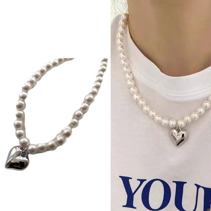 Yili จี้สร้อยคอลูกปัดสร้อยคอแฟชั่นเครื่องประดับคอ CCB วัสดุ Stylish Choker