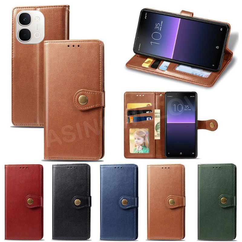 ปลอกสําหรับ Vivo Y31d Y500i Y05 Y11d Y21 5G 4G 2026 Flip Leather Phone Case Stand Holder ปลอกกันกระแทกฝาหลัง ราคา ถูกที่สุด ดีลบีเคเค