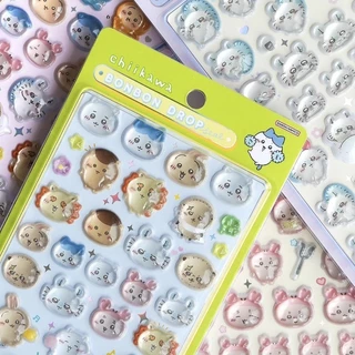 สติกเกอร์คริสตัลสามมิตินูน Uzachi การ์ตูนน่ารัก การ์ตูน DIY ตกแต่งของขวัญน่ารัก