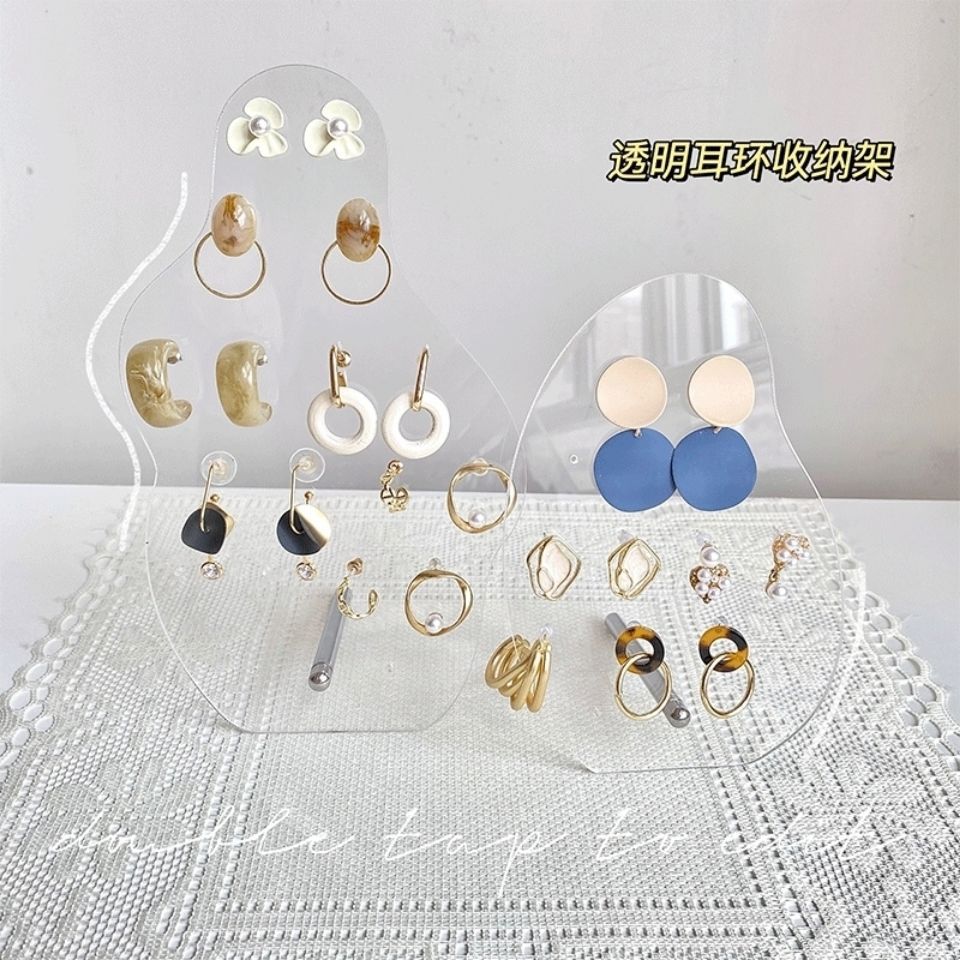 Hot Sale#[2906People Collection]Earring Display Stand Dormitory Desktop Earring Stud Jewelry Storage