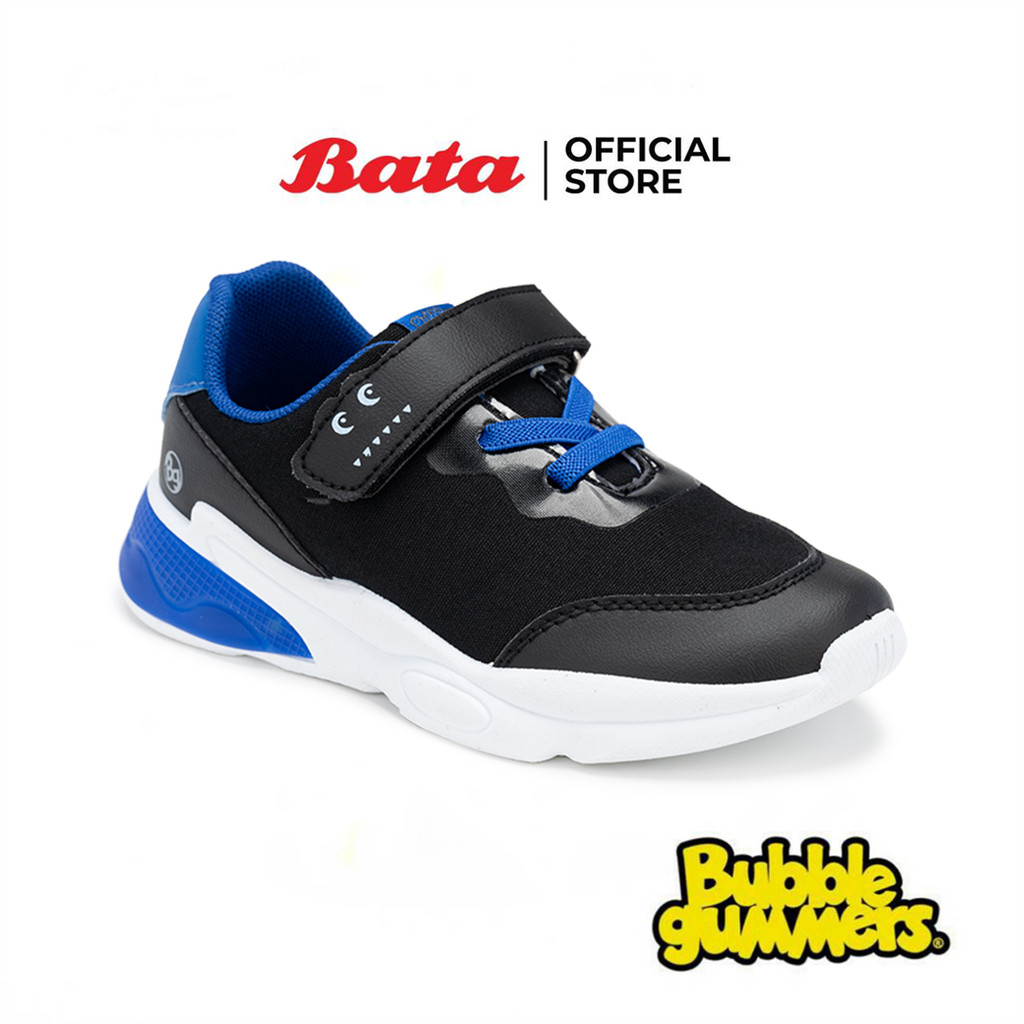 Bata บาจา BBG รองเท้าผ้าใบสนีคเกอร์ มีไฟ LED สำหรับเด็กผู้ชาย รุ่น FELICITY_G126 สีดำ 1316328