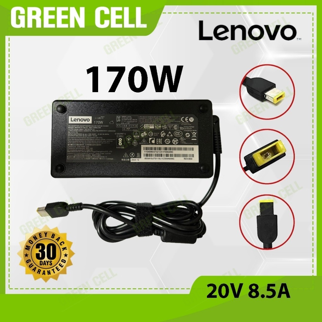 ที่ชาร์จแล็ปท็อป Len.ovo 170W 20V 8.5A สำหรับ W550s Y7000P Y720-15 Y720 Y730 Y730-17ich R720