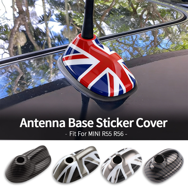 1PC สําหรับ MINI Cooper R56 R55 เสาอากาศรถตกแต่งสติกเกอร์รถ-Styling อัตโนมัติภายนอกสําหรับ MINI อุปกรณ์เสริม
