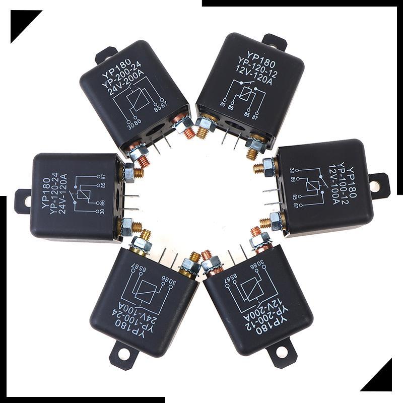 【เริ่มต้น】รีเลย์100A 200A 12V/24V ยานยนต์กำลังไฟ12V/24V