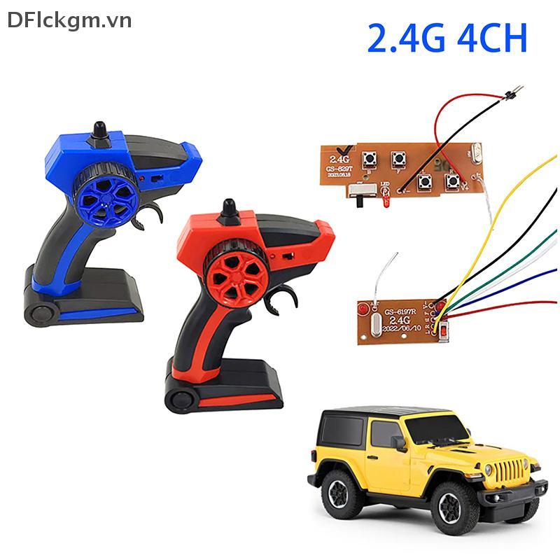 Null 1 ชุด DIY รีโมทคอนโทรลเรือรถถังรีโมทคอนโทรลเครื่องส่งสัญญาณและตัวรับสัญญาณ 2.4G 4CH สําหรับเรือ