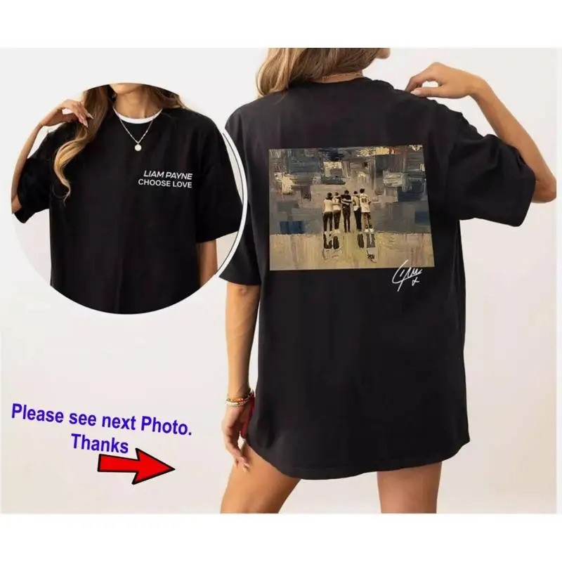 เสื้อยืดเลือกความรักของ Liam Payne 1D Vintage Tribute